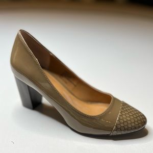 Bass-Pacey Mushroom Closed-Toe Pumps - Brand New